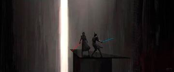 Arte conceptual del final alternativo de Star Wars: El Ascenso de Skywalker