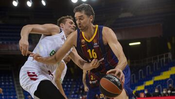 09/04/21 PARTIDO BALONVESTO BASKET 
 EUROLEAGUE EUROLIGA REGULAR SEASON ROUND 34 
 BARCELONA - BAYERN MUNICH 
 PAU GASOL