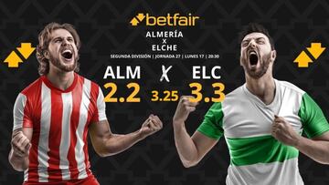 UD Almería vs. Elche CF: horario, dónde ver, pronósticos y clasificación