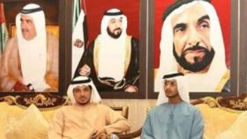 <b>NUEVO DUEÑO. </b>El jeque Butti bin Suhail Al Maktoum, de azul.