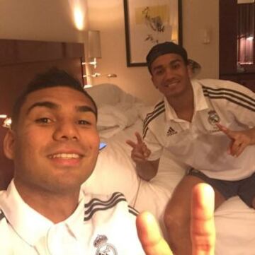 Casemiro y Danilo.
