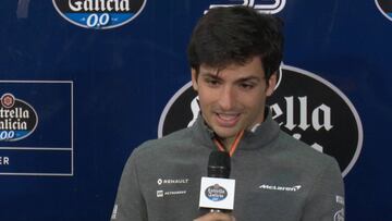 Carlos Sainz: "Todavía no me atrevo a hacer predicciones como otras personas"