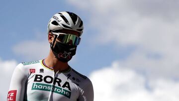 Peter Sagan, antes de tomar la salida en la tercera etapa del Tour de Francia entre Niza y Sisteron.