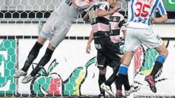 <b>NOTABLE ESTRENO. </b>Lafuente debutó dos días después de su presentación, y tuvo tiempo para lucirse en un par de ocasiones.