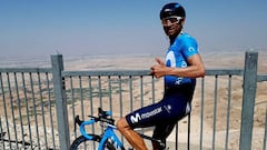 Valverde, al mando del Movistar en el Tour de Abu Dhabi