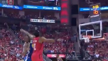 No olvida lo de sus ojos: Harden se venga de Draymond Green