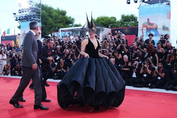 Joaquin Phoenix, Lady Gaga y el director Todd Phillips.