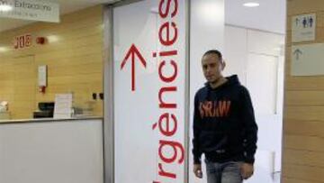 Sergio García, entre seis y ocho semanas de baja