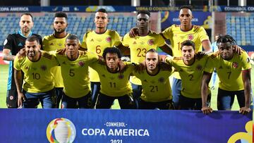 Alineación de Colombia hoy ante Uruguay en Copa América