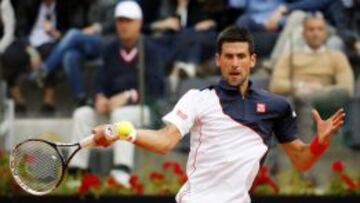 Djokovic, en un instante de su encuentro ante Ferrer.