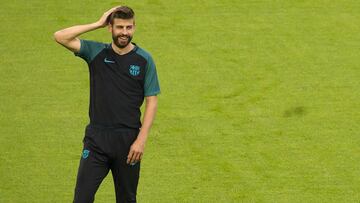 Piqué tuitea "..." tras el gol del Madrid y se lleva un zasca