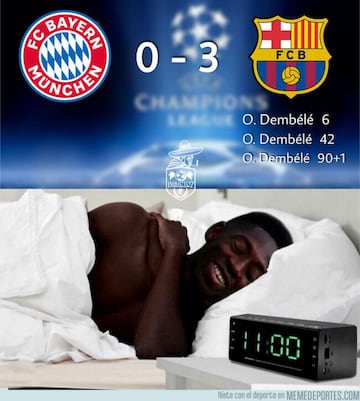 Los mejores memes de la derrota del Barcelona en Champions