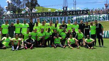 Más de 5.000 hinchas acompañan a Nacional en el entrenamiento