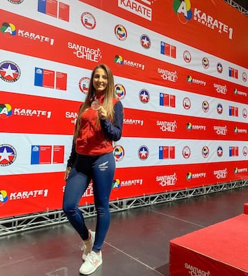 Se consagró campeona mundial Sub 21 de karate y se convirtió por tercera vez consecutiva en monarca nacional en la misma categoría.