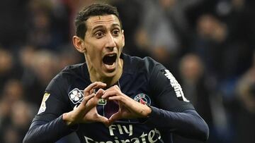 Di Mar&iacute;a con el PSG. 