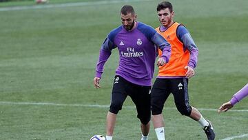 Benzema se unió este jueves al grupo.