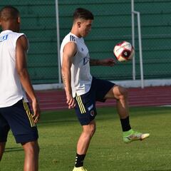 En imágenes: Colombia y su última práctica antes de Bolivia