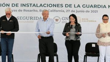 AMLO inaugura instalaciones de la Guardia Nacional en Rosarito
