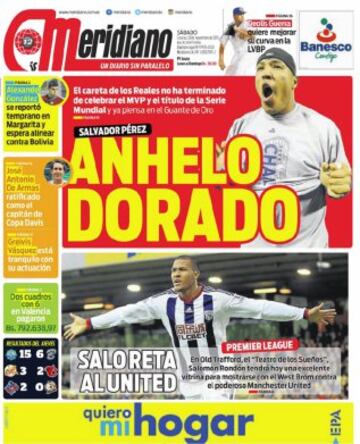 Portadas de la prensa mundial