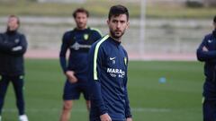 Alberto Bueno ya entrena con el M&aacute;laga. 