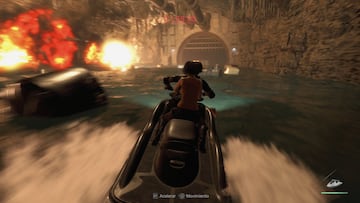 resident evil 4 remake logro trofeo como pez en el agua moto de agua capitulo 16