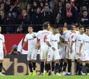 Los goles del triunfo 2-1 de Sevilla ante el Huesca
