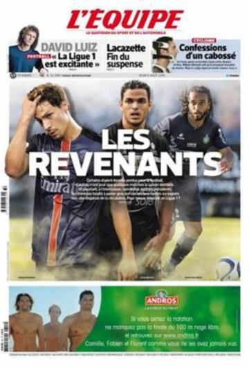 Portadas de la prensa deportiva