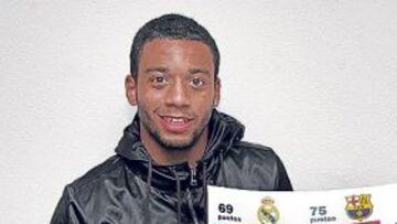 <b>A MARCELO LE SALEN LAS CUENTAS. </b>El brasileño cree que el Madrid ganará la Liga por dos puntos.