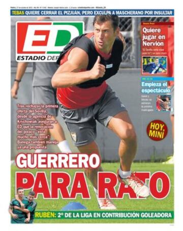 Portadas de la prensa mundial