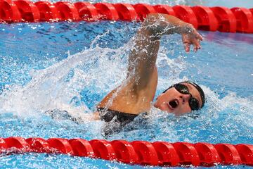 Mireia Belmonte eliminada en las series de 800 metros libres tras finalizar en la posición número catorce.