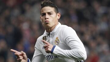 04/01/17 PARTIDO COPA DEL REY OCTAVOS IDA
REAL MADRID - SEVILLA
ALEGRIA GOL 1-0 DE JAMES