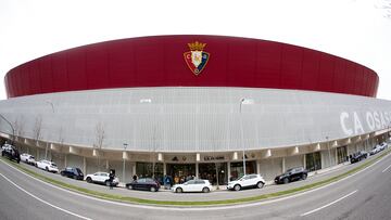 Sancionado por sobrevolar El Sadar con un dron durante el partido entre Osasuna y Athletic