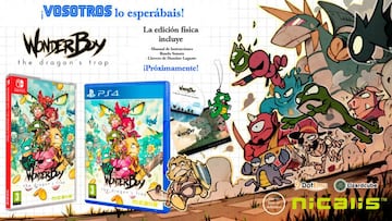 La edici車n f赤sica de Wonder Boy: The Dragon's Trap llega el 19 de abril