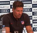 Simeone: "Han sido dos partidos bastante correctos"