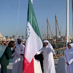 ¡Ya se izó la bandera! En Qatar ya luce la insignia de México