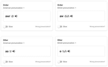 Google te enseña a pronunciar palabras usando acentos distintos