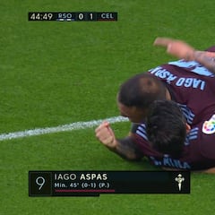 Es más listo que el delfín de nariz de botella: la acción 101% Iago Aspas con la que gana el partido...