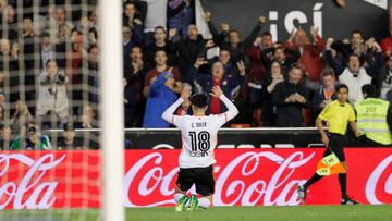 Carlos Soler y el recuerdo del primer gol en Mestalla