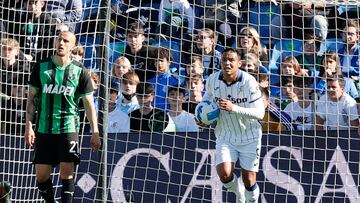 Luis Fernando Muriel, delantero colombiano del Atalanta