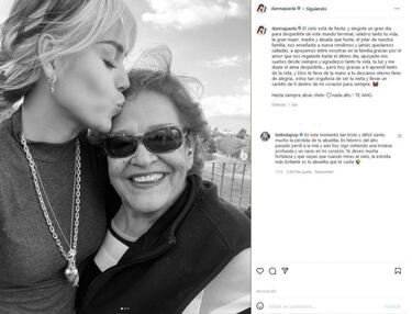 “Siento mucho la pérdida de tu abuelita”: Belinda le envía mensaje a Danna Paola