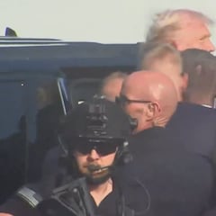 Así se llevó el Servicio Secreto a Trump del mitin tras los disparos: es sobrecogedor