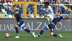 Cuadrado fue una de las figuras ante el Pescara.