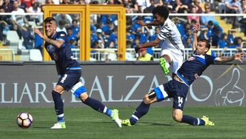 Cuadrado fue una de las figuras ante el Pescara.