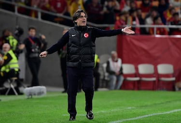 Vincenzo Montella, entrenador de la selección de Turquía.