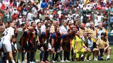 Siendo el primer partido de leyendas entre el Barça y Real Madrid, la reventa tomó protagonismo en el Nemesio Diez.
