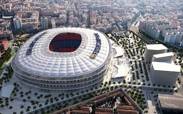 Capacidad en 2030: 103.447. Ronda máxima que puede albergar en el Mundial: Final. Propietario: FC Barcelona.