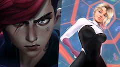Vi de Arcane y Gwen de Spider-Verse son la misma persona y además trabaja en Marvel
