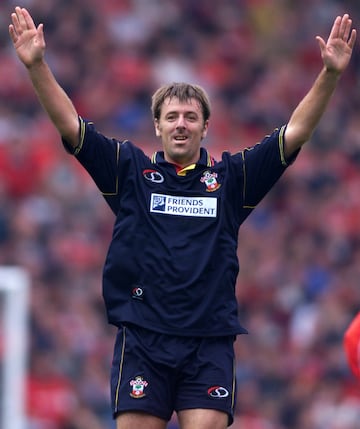 Le tissier llegó a jugar 528 partidos con el Southampton FC. En el conjunto del sur de Inglaterra transcurrió toda su carrera profesional.  