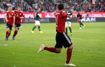 El colombiano llegó a tres goles en la Bundesliga, tras anotar en el triunfo de Bayern Múnich 3-1 sobre el Wolfsburgo