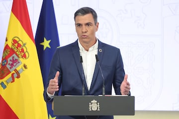 Pedro Sánchez, presidente del Gobierno.